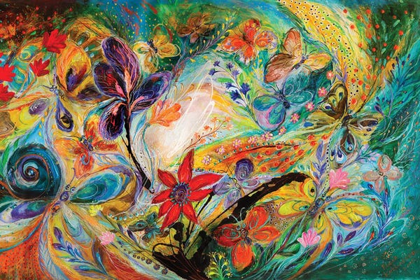 Refreshing Workspace: The Dancing Butterflies by Elena Kotliarker