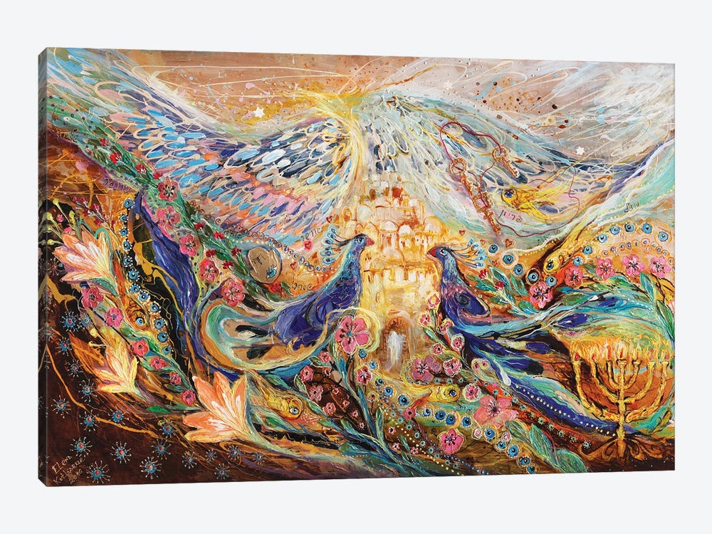 The Angel Wings III. Spirit Of Jerusalem by Elena Kotliarker 1-piece Canvas Wall Art