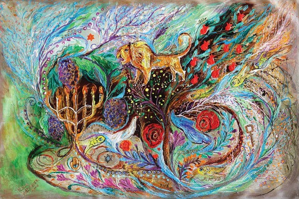 Doves & Pigeons: Heritage Series I. Lion Of Judah by Elena Kotliarker