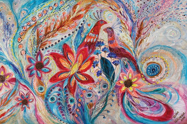 Peacocks: The Splash Of Life XXI. The Fragility Of Light by Elena Kotliarker