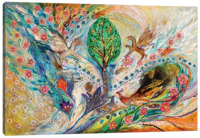 The Tree Of Life Keepers Canvas Art Print - Elena Kotliarker