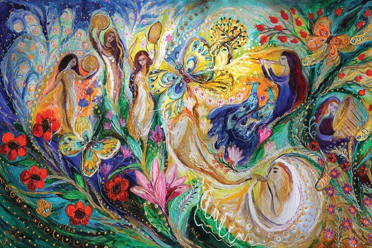 Praise Him With The Timbrel And Dance by Elena Kotliarker wall art