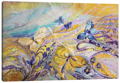 Lavender Fields Forever Canvas Art Print - Herb Art