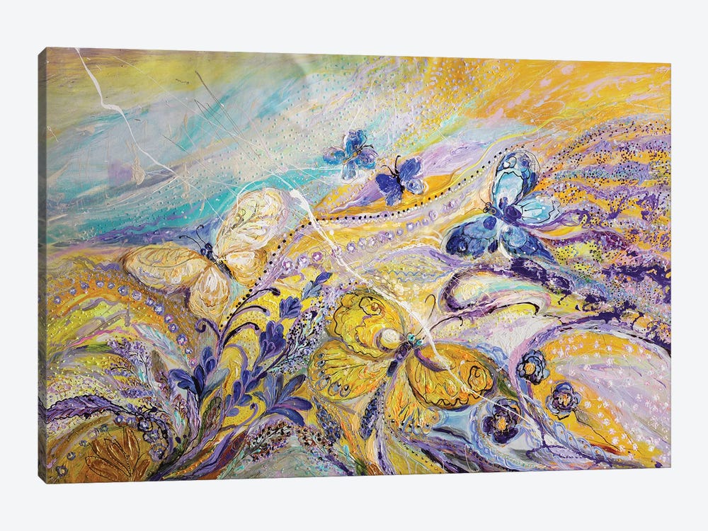 Lavender Fields Forever by Elena Kotliarker 1-piece Canvas Art