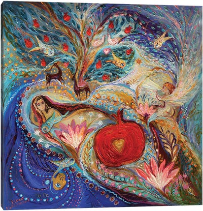 The Song Of Songs. Night Canvas Art Print - Judaism Art
