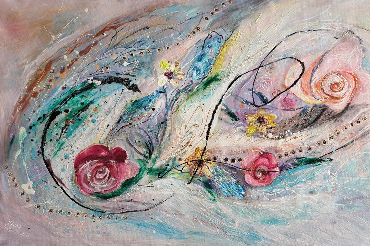 The Splash Of Life XXIX. The Flowers by Elena Kotliarker wall art