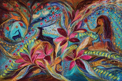 The Tales Of One Thousand And One Nights by Elena Kotliarker metal wall art