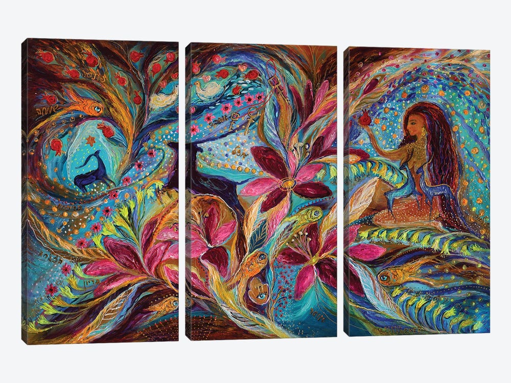 The Tales Of One Thousand And One Nights by Elena Kotliarker 3-piece Art Print