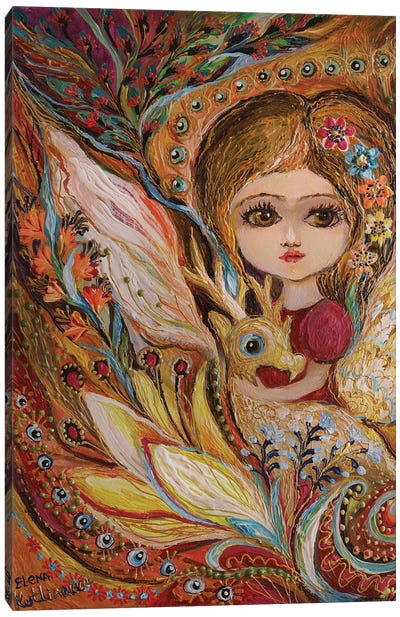 My Little Fairy Selma Canvas Art Print - Friendly Mythical Creatures