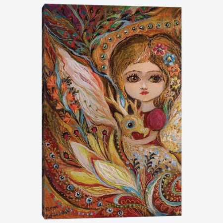 My Little Fairy Selma Canvas Print #EKL181} by Elena Kotliarker Canvas Wall Art