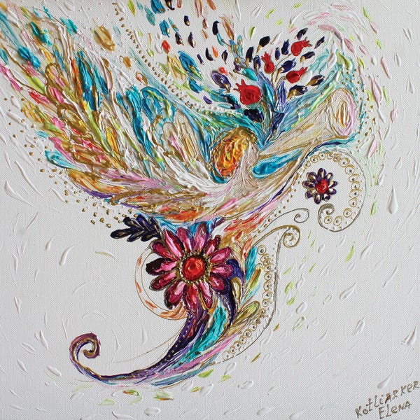 Elena Kotliarker: Pure Abstract IV. The Trumpeting Angel by Elena Kotliarker