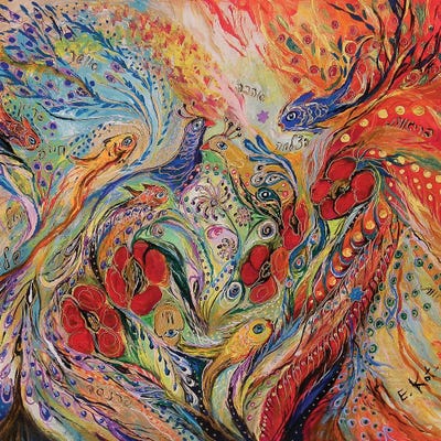 The Anemone Flowers by Elena Kotliarker art print