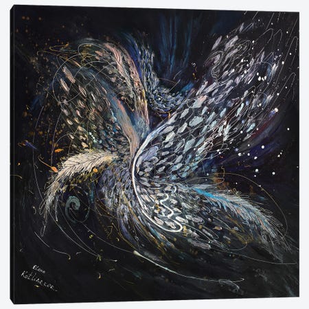 The Angel Wings XV. Digital V1 Canvas Print #EKL192} by Elena Kotliarker Art Print