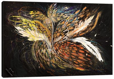 The Angel Wings XVI. The Inner Light Canvas Art Print - Religion & Spirituality Art