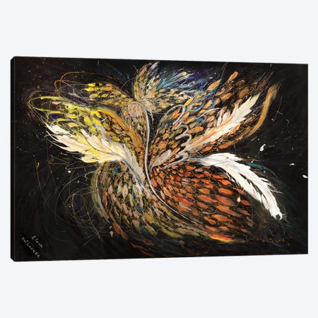 The Angel Wings XVI. The Inner Light Canvas Print #EKL193} by Elena Kotliarker Art Print