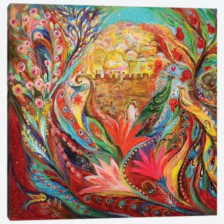 The Spring Song Of Jerusalem Canvas Print #EKL194} by Elena Kotliarker Canvas Artwork