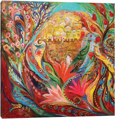 The Spring Song Of Jerusalem Canvas Art Print - Elena Kotliarker