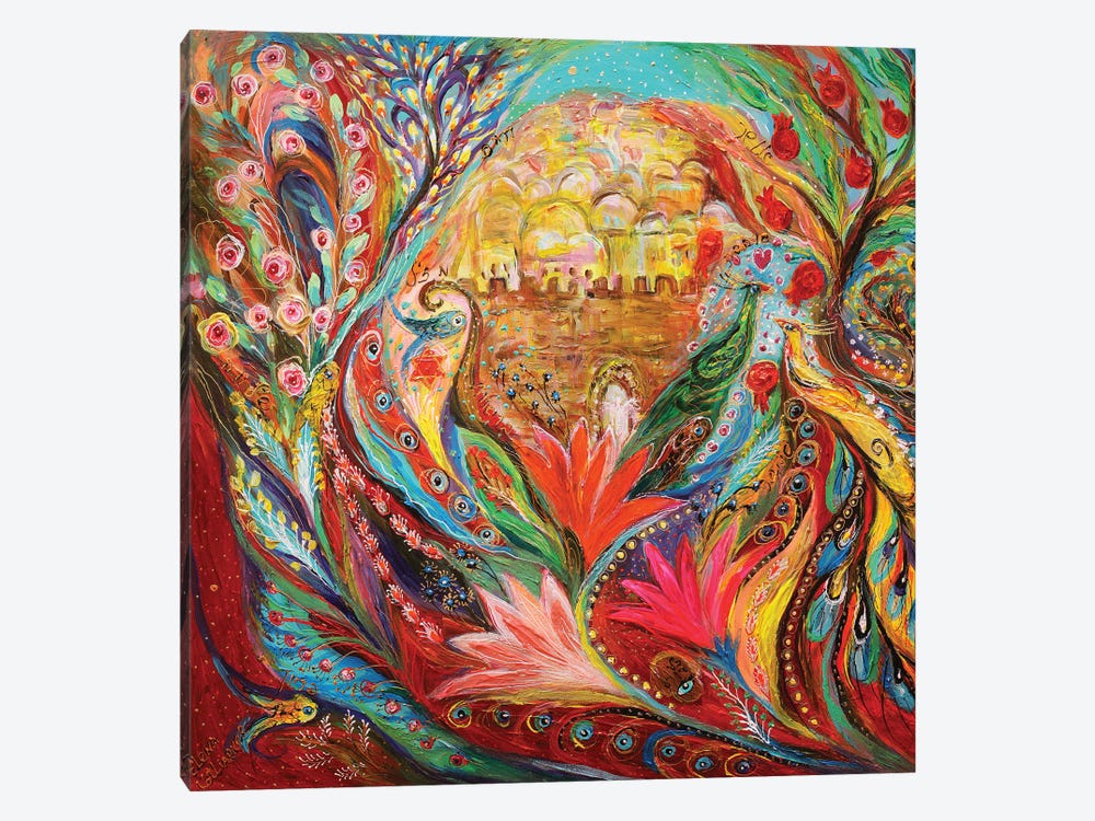 The Spring Song Of Jerusalem by Elena Kotliarker 1-piece Canvas Wall Art