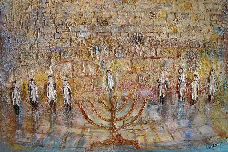 The Light Of Kotel by Elena Kotliarker wall art