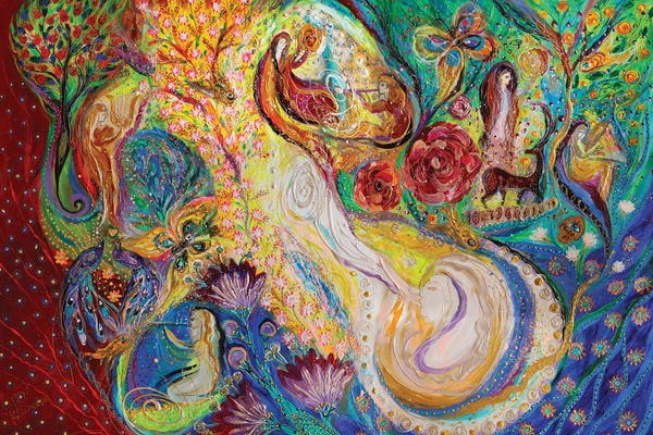 Judaism: Praise Him With The Tambourine And Dance III by Elena Kotliarker