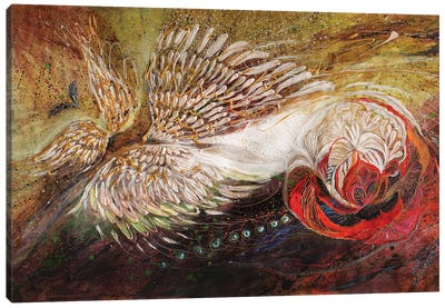 Angel Wings XXI. The Rose Of East Canvas Art Print - Elena Kotliarker