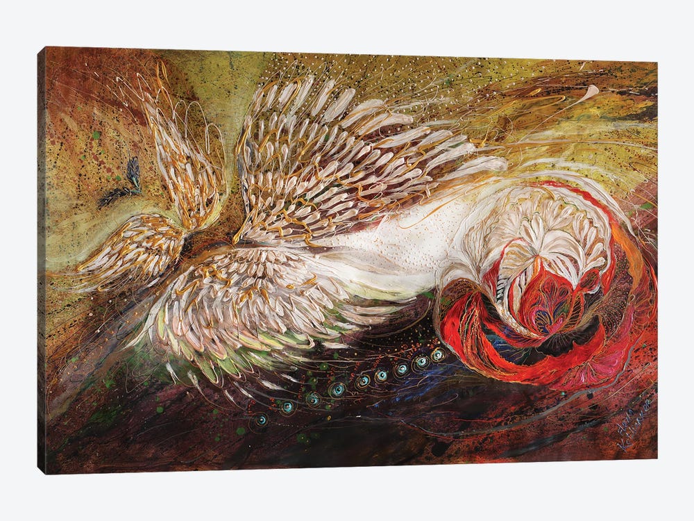 Angel Wings XXI. The Rose Of East by Elena Kotliarker 1-piece Canvas Art Print