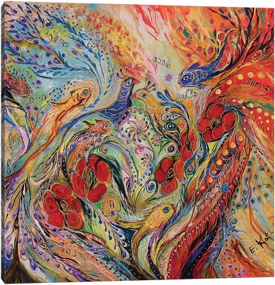 The Anemone Flowers Canvas Art Print - Bird of Paradise Art