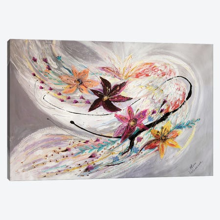 Splash Of Life XXXII. The Dance Of Flowers Canvas Print #EKL201} by Elena Kotliarker Canvas Art Print