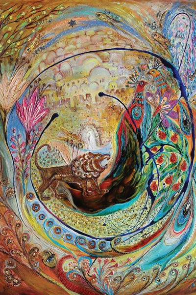 Lion Of Judah by Elena Kotliarker art print