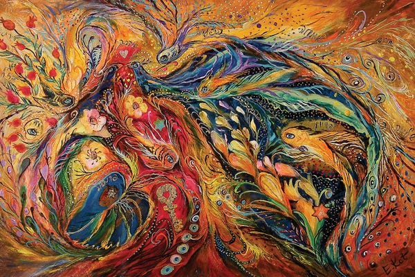 Peacocks: The Fire Dance by Elena Kotliarker
