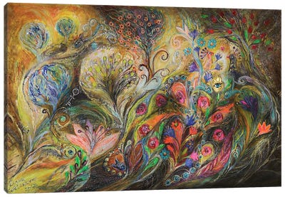 Under The Wind III Canvas Art Print - Peacock Art