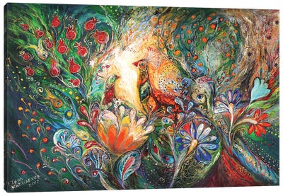 The Flowers And Fruits Canvas Art Print - Elena Kotliarker