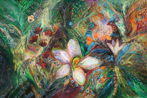 Peacocks: The Passion Of Green by Elena Kotliarker