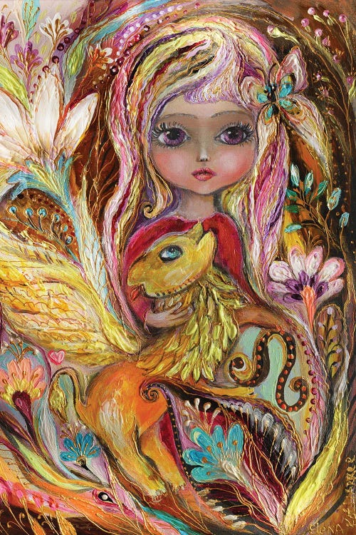 The Fairies Of Zodiac Series - Leo by Elena Kotliarker wall art