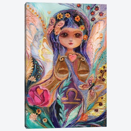 The Fairies Of Zodiac Series - Libra Canvas Print #EKL252} by Elena Kotliarker Canvas Wall Art
