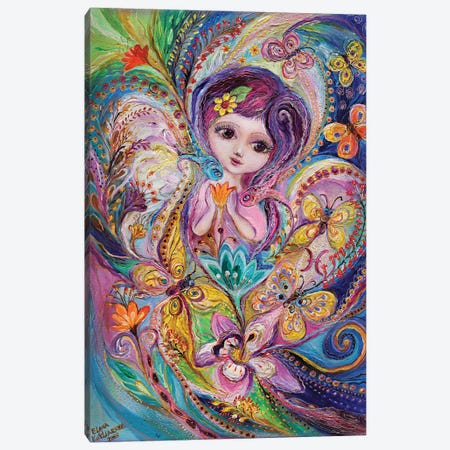 The Fairies Of Zodiac Series - Pisces Canvas Print #EKL253} by Elena Kotliarker Canvas Wall Art