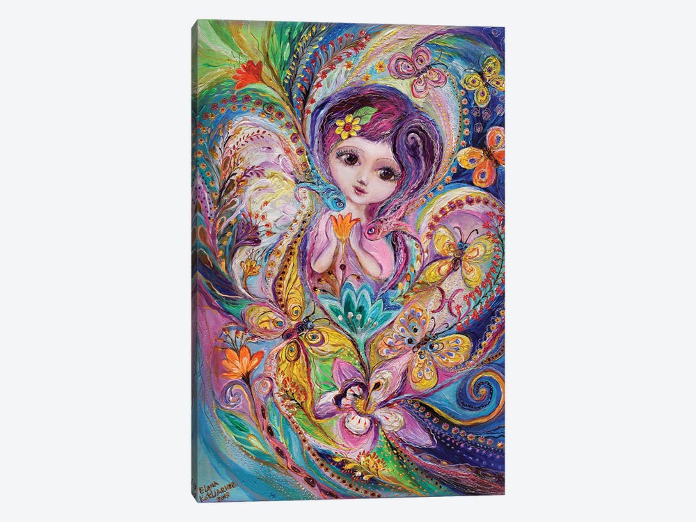 The Fairies Of Zodiac Series - Pisces by Elena Kotliarker 1-piece Canvas Print