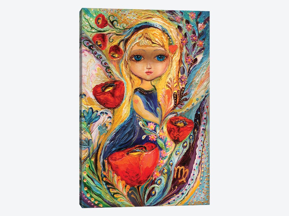The Fairies Of Zodiac Series - Virgo by Elena Kotliarker 1-piece Canvas Art Print