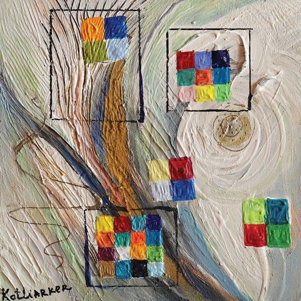 All Things Kandinsky: Pixelization Series VI by Elena Kotliarker