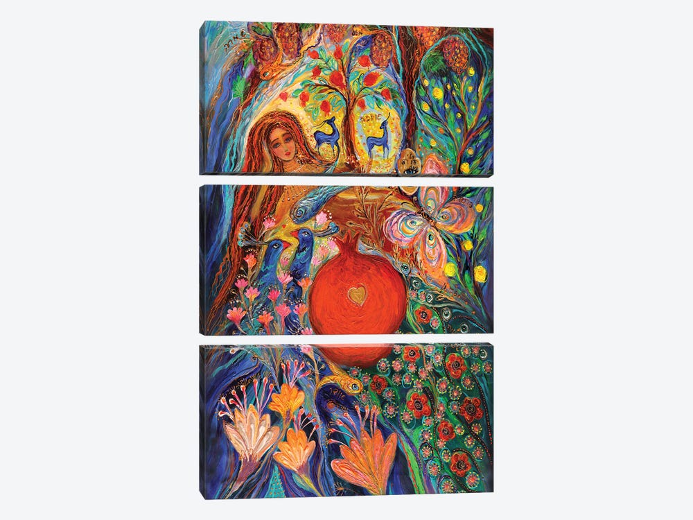 The Tales Of One Thousand And One Nights Triptych I by Elena Kotliarker 3-piece Canvas Print