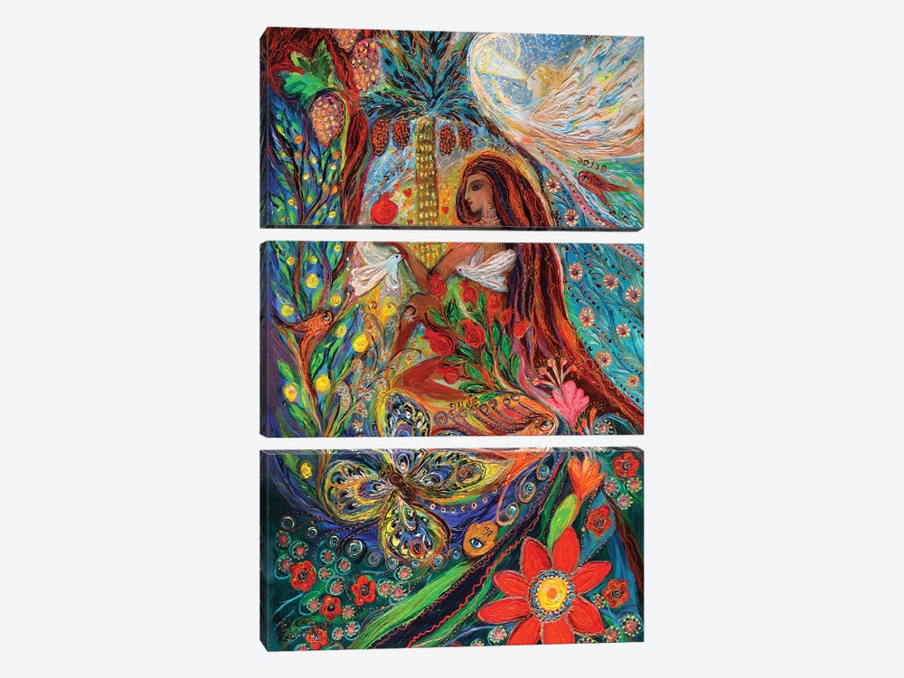 The Tales Of One Thousand And One Nights Triptych II by Elena Kotliarker 3-piece Canvas Wall Art