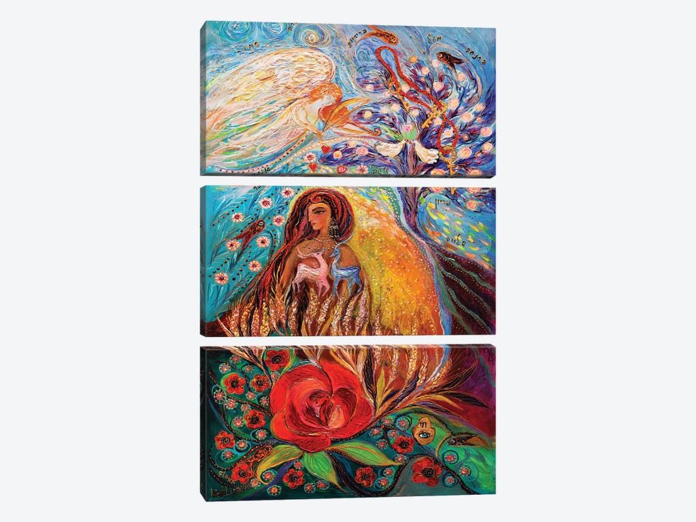 The Tales Of One Thousand And One Nights Triptych III by Elena Kotliarker 3-piece Canvas Print