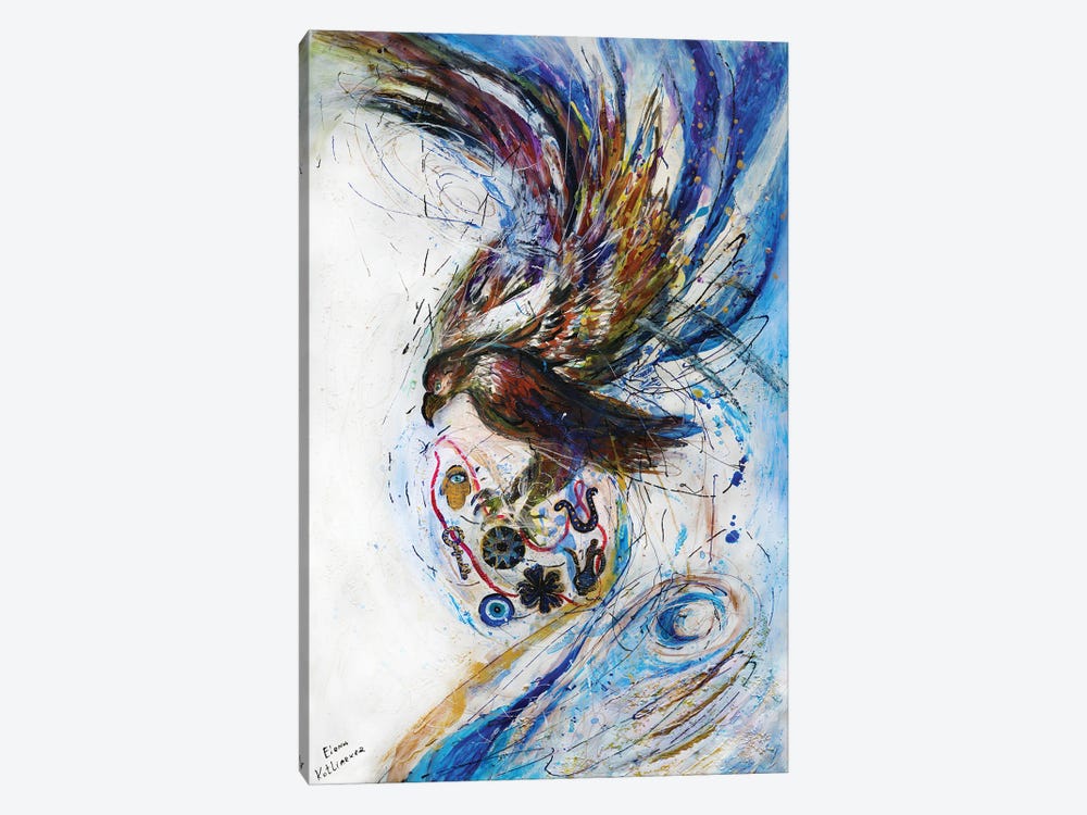 Totem Series VI. The Eagle by Elena Kotliarker 1-piece Canvas Art Print