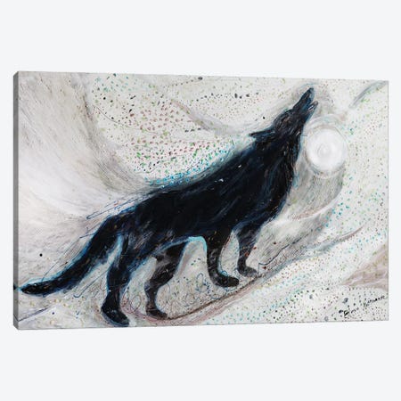 Totem Series V. The Timberwolf Canvas Print #EKL276} by Elena Kotliarker Canvas Print