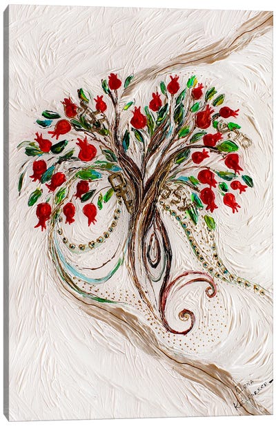 My White Dreams I. Panel I Canvas Art Print - Pomegranate Art