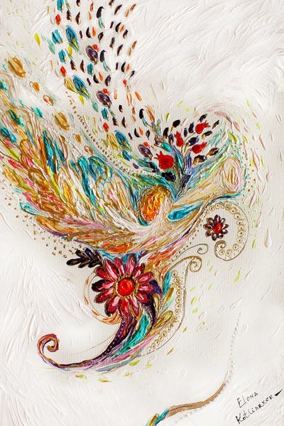 Elena Kotliarker: My White Dreams I. Panel III by Elena Kotliarker