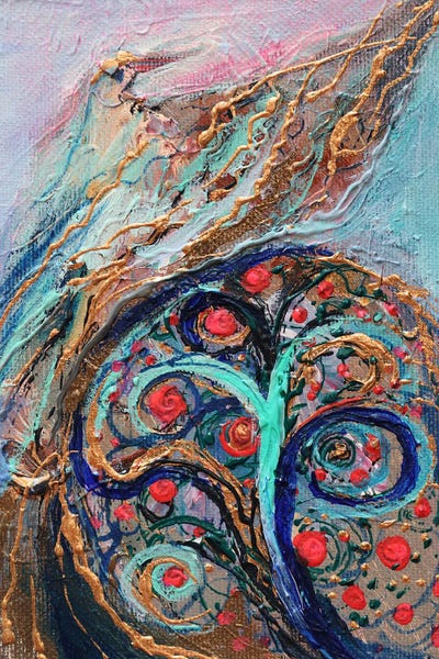 Gold & Pink: My Palette V by Elena Kotliarker