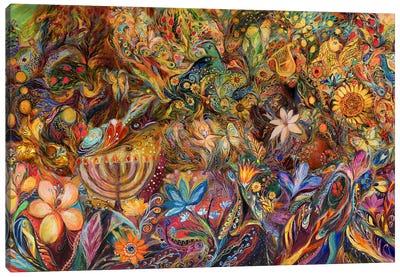 The Fairytales Of Chagall I Canvas Art Print - Hanukkah Art
