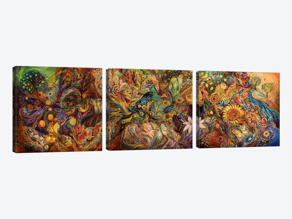 The Fairytales Of Chagall II by Elena Kotliarker 3-piece Art Print