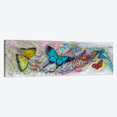 Splash Of Life 40. Dance Of Butterflies Canvas Print #EKL308} by Elena Kotliarker Canvas Art